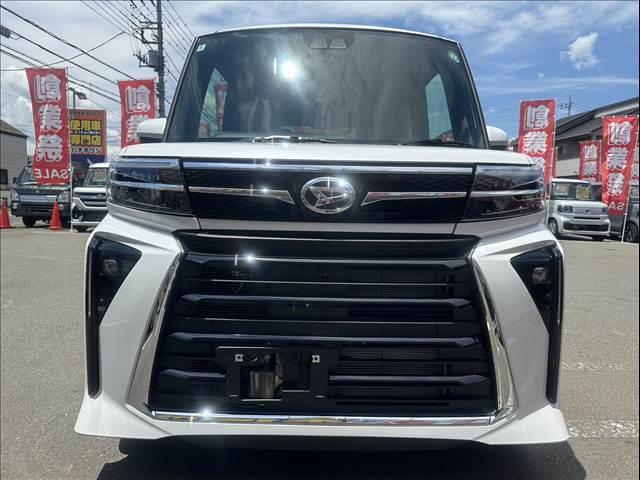 タント カスタムRS 届出済未使用車 禁煙車 スマートアシスト 衝突被害軽減ブレーキ プッシュスタート スマートキー 両側電動スライドドア ステアリングリモコン ヒートシーター LEDヘッドランプ フォグランプ(3枚目)