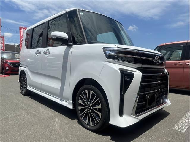 タント カスタムRS 届出済未使用車 禁煙車 スマートアシスト 衝突被害軽減ブレーキ プッシュスタート スマートキー 両側電動スライドドア ステアリングリモコン ヒートシーター LEDヘッドランプ フォグランプ(4枚目)