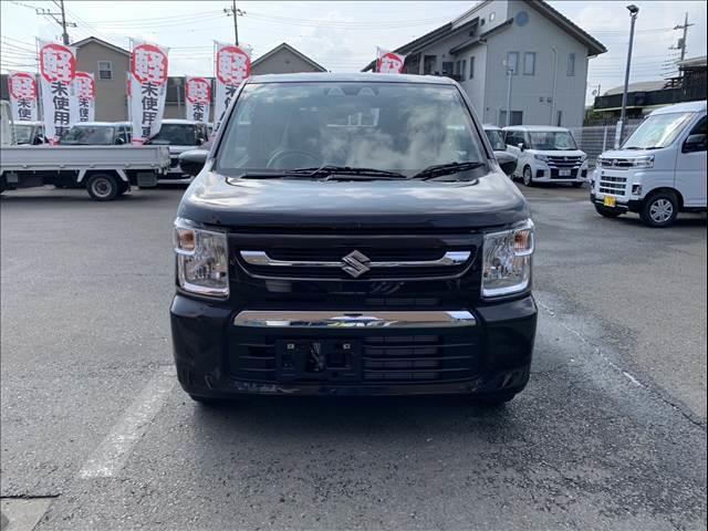 ワゴンＲ ＦＸ　届出済未使用車　後席アンブレラホルダー、衝突軽減ブレーキ、横滑り防止機能、キーレスエントリー、スマートキー　プッシュスタート　インパネＣＶＴ（3枚目）