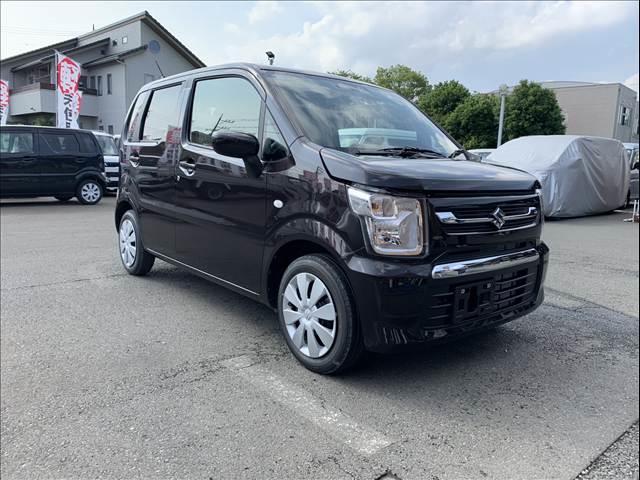 ワゴンＲ ＦＸ　届出済未使用車　後席アンブレラホルダー、衝突軽減ブレーキ、横滑り防止機能、キーレスエントリー、スマートキー　プッシュスタート　インパネＣＶＴ（4枚目）