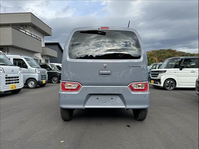 ワゴンＲ ＦＸ　届出済未使用車　後席アンブレラホルダー、衝突軽減ブレーキ、横滑り防止機能、キーレスエントリー、スマートキー　プッシュスタート　インパネＣＶＴ（13枚目）