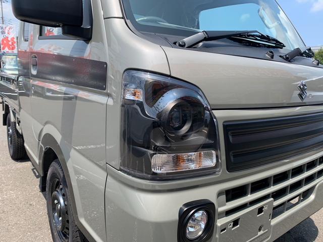 スーパーキャリイ Ｘ　届出済未使用車　Ｘリミテッド　専用デカール　オーバーヘッドコンソール　集中ロック　キーレス　パワーウインドウ　ＬＥＤヘッドライト　フォグランプ　衝突被害軽減ブレーキ（17枚目）