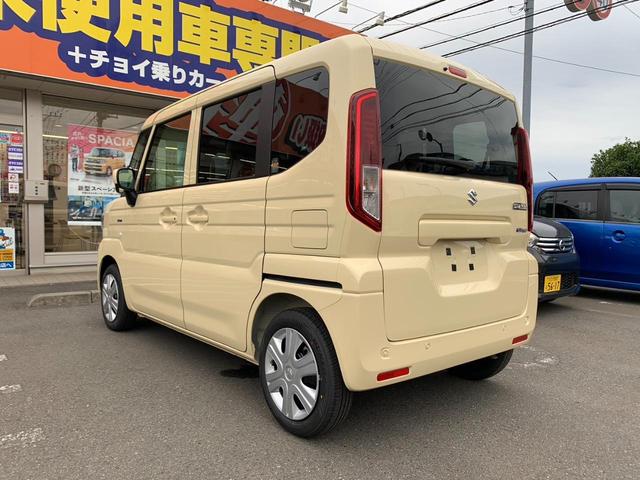 スペーシア ハイブリッドＸ　届出済未使用車　衝突被害軽減ブレーキ　両側パワースライドドア　サーキュレーター　スマートキー　プッシュスタート　サンシェード　電動格納ミラー　パーキングセンサー　オートライト　オートハイビーム（10枚目）
