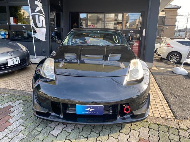 フェアレディZ 35thアニバーサリー ENDLESSレーシングMONO6POT・4POTキャリパー/BBS製18インチAW/ingsフルエアロ/スピリット車高調/TOMEIエキマニ/HKSキャタライザー/RECARO製RMS・RSG(4枚目)