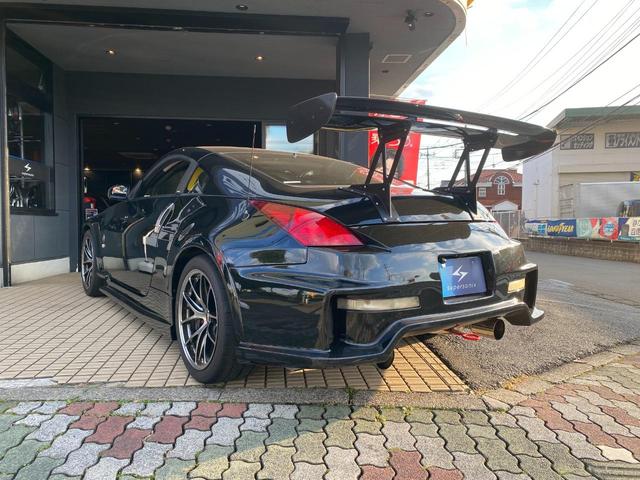 フェアレディZ 35thアニバーサリー ENDLESSレーシングMONO6POT・4POTキャリパー/BBS製18インチAW/ingsフルエアロ/スピリット車高調/TOMEIエキマニ/HKSキャタライザー/RECARO製RMS・RSG(8枚目)