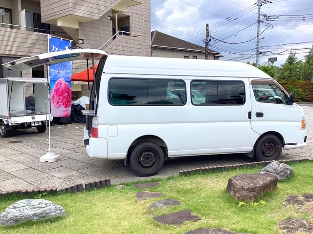 キャラバンバス 　キッチンカーベース　　炊き出し車　車中泊カー　移動カフェ　中型移動販売車　配送車　ＡＴ　ＰＳ　ＡＣ　ＰＷ　バックモニター型ドラレコ　運転席助手席エアバック　中型キッチンカー　車中泊カー　災害避難カー（15枚目）