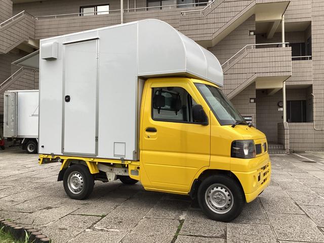 ＳＤ　キッチンカー　ＢＯＸ新品　２面跳上式売り窓　移動販売車　フードトラック　炊き出車　災害避難車　軽キッチンカー　小型移動販売車　走行１．６万キロ台　ソーラーＰ　ＡＴ　ＰＳ　ＡＣ　バックモニター型ドラレコ(55枚目)