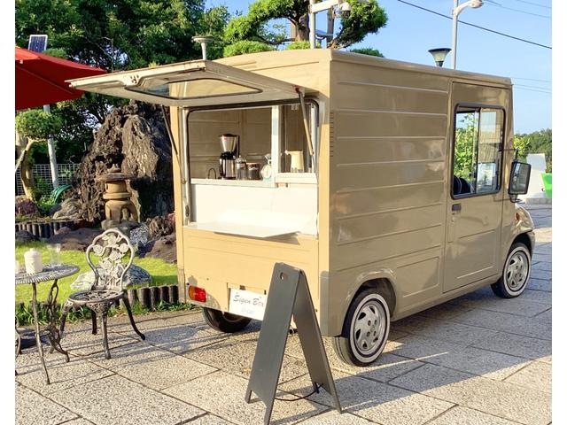 　キッチンカー　移動販売車　軽ウォークスルーバン型　ＭＴ車　エアコン　ＥＴＣ　２槽シンク　給排水タンク　作業台　換気扇　後方販売窓(2枚目)