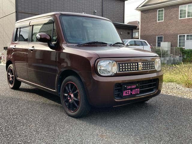 アルトラパン 10thアニバーサリーリミテッド 社外オーディオETC社外アルミホイール車検R9.11月まで有りシートヒーターベンチシート電動格納ミラースマートキープッシュスタート10THアニバーサリーリミテッドモデルコーティング済み(6枚目)