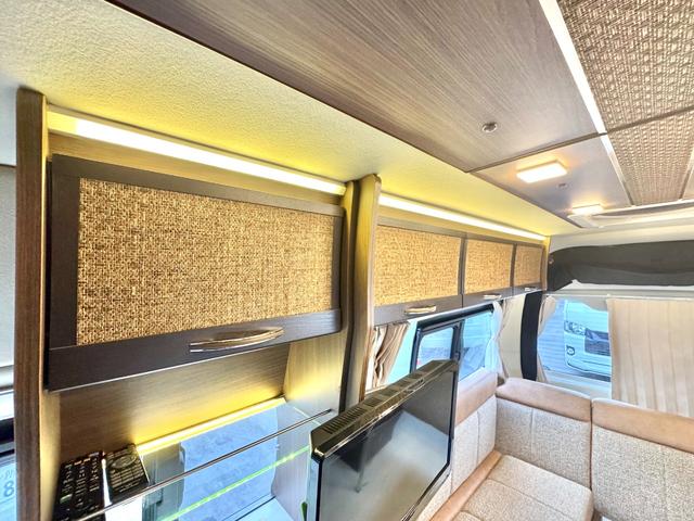 ハイエースバン レクビィ ハイエースプラス LV FFヒーター ソーラーパネル インバーター1500W マックスファン サイドオーニング TV リアスピーカー 電子レンジ ツインサブ 8ナンバー キャンピングカー(47枚目)