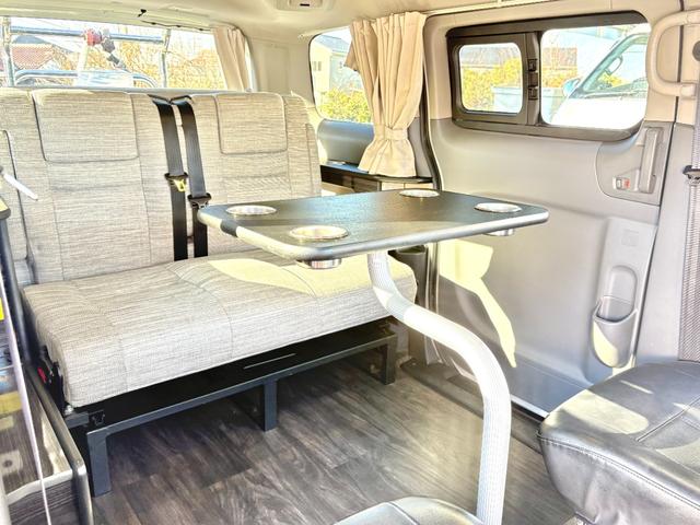 NV200バネットワゴン アネックス ファミリーワゴン FFヒーター 回転式シート サイクルキャリア ルーフラック 走行充電 バックカメラ ドラレコ 網戸 5ナンバー 車中泊 バンコン キャンピングカー(2枚目)