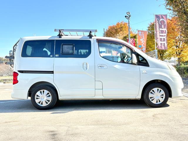 NV200バネットワゴン アネックス ファミリーワゴン FFヒーター 回転式シート サイクルキャリア ルーフラック 走行充電 バックカメラ ドラレコ 網戸 5ナンバー 車中泊 バンコン キャンピングカー(16枚目)