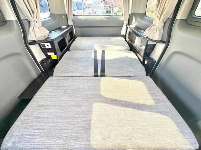 NV200バネットワゴン アネックス ファミリーワゴン FFヒーター 回転式シート サイクルキャリア ルーフラック 走行充電 バックカメラ ドラレコ 網戸 5ナンバー 車中泊 バンコン キャンピングカー(38枚目)
