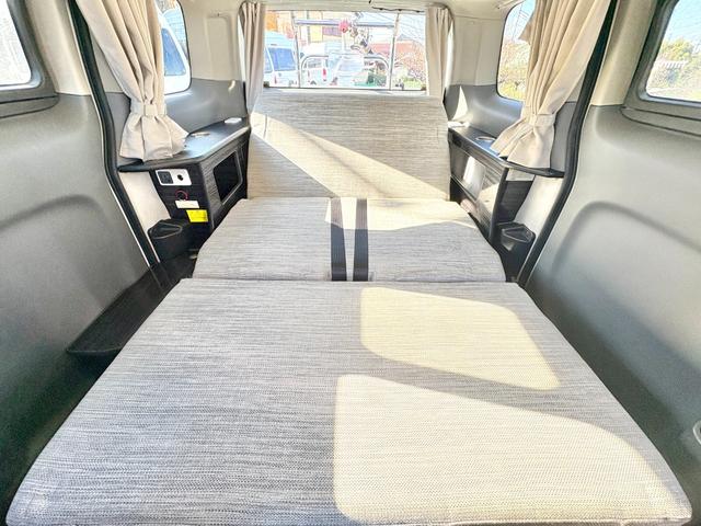 NV200バネットワゴン アネックス ファミリーワゴン FFヒーター 回転式シート サイクルキャリア ルーフラック 走行充電 バックカメラ ドラレコ 網戸 5ナンバー 車中泊 バンコン キャンピングカー(39枚目)
