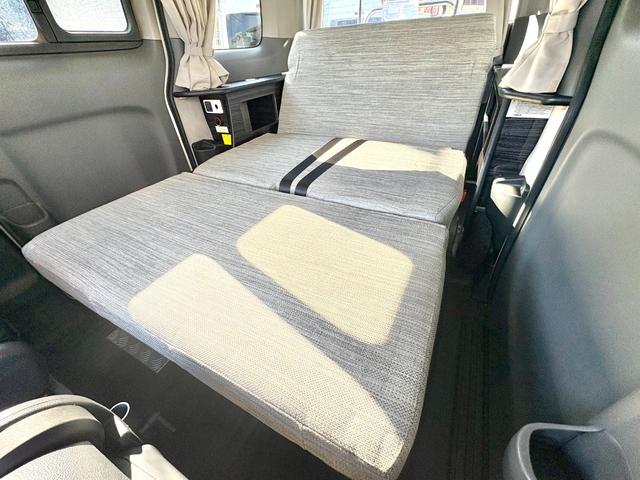 NV200バネットワゴン アネックス ファミリーワゴン FFヒーター 回転式シート サイクルキャリア ルーフラック 走行充電 バックカメラ ドラレコ 網戸 5ナンバー 車中泊 バンコン キャンピングカー(40枚目)
