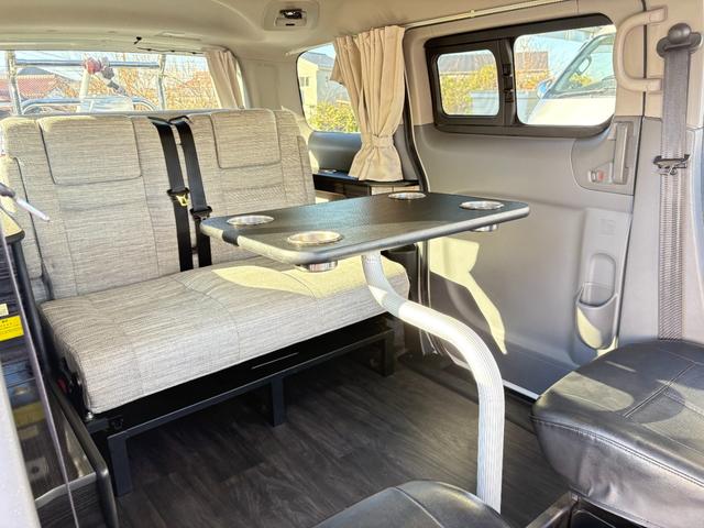 NV200バネットワゴン アネックス ファミリーワゴン FFヒーター 回転式シート サイクルキャリア ルーフラック 走行充電 バックカメラ ドラレコ 網戸 5ナンバー 車中泊 バンコン キャンピングカー(46枚目)