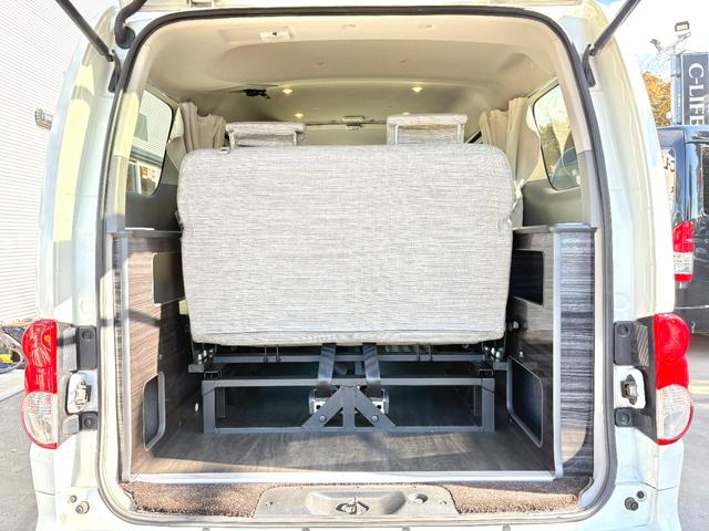 NV200バネットワゴン アネックス ファミリーワゴン FFヒーター 回転式シート サイクルキャリア ルーフラック 走行充電 バックカメラ ドラレコ 網戸 5ナンバー 車中泊 バンコン キャンピングカー(49枚目)