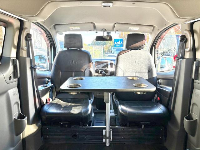 NV200バネットワゴン アネックス ファミリーワゴン FFヒーター 回転式シート サイクルキャリア ルーフラック 走行充電 バックカメラ ドラレコ 網戸 5ナンバー 車中泊 バンコン キャンピングカー(72枚目)
