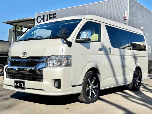 ハイエースバン アルフレックス シーバス 4WD リチュウムイオンバッテリー FFヒーター インバーター1000W 回転シート コンロ 社外ショックアブソーバー・スタビライザー・アルミホイール アップルカープレイ(13枚目)