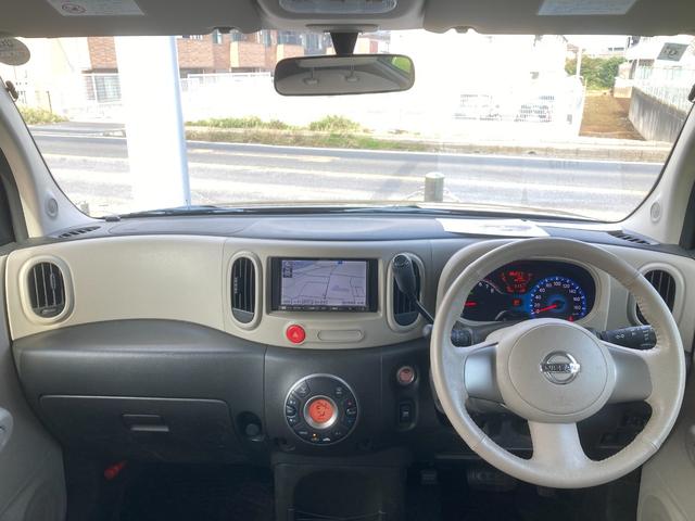 キューブ 15X Vセレクション ナビ スマートキー スペアキー有り アイドリングストップ セキュリティアラーム 衝突安全ボディ AUTOエアコン ABS パワーステアリング 運転席エアバッグ パワーウィンドゥ 運転席助手席エアバッグ(2枚目)