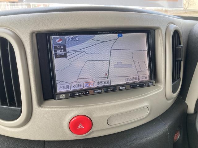 キューブ 15X Vセレクション ナビ スマートキー スペアキー有り アイドリングストップ セキュリティアラーム 衝突安全ボディ AUTOエアコン ABS パワーステアリング 運転席エアバッグ パワーウィンドゥ 運転席助手席エアバッグ(3枚目)