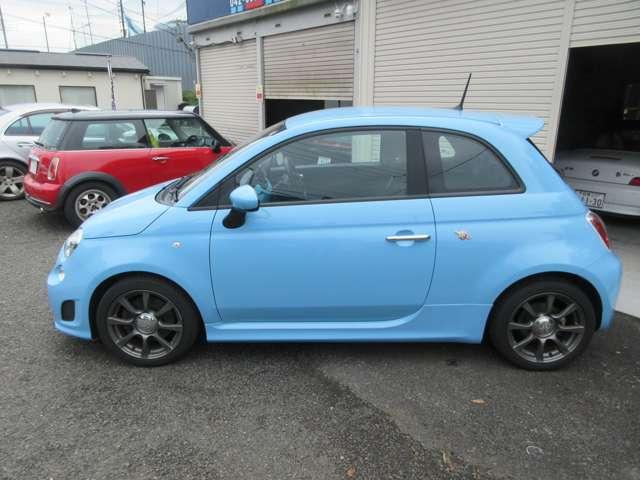 アバルト500 ベースグレード アズーロカッペリーニ 整備付(35枚目)