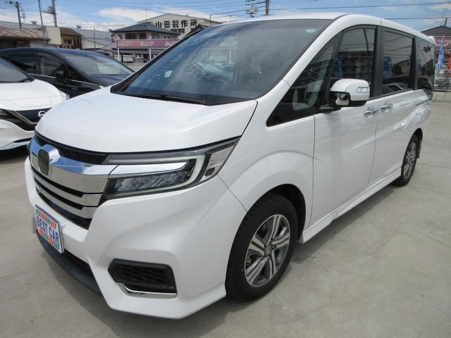 ステップワゴンスパーダ ｅ：ＨＥＶスパーダ　Ｇ　ホンダセンシング　ワンオーナー　純正ナビ　フルセグＴＶ　バックカメラ　後席フリップダウンモニター　両側パワースライドドア　アダプティブクルーズコントロール　ＥＴＣ　ＬＥＤオートライト　わくわくゲート（7枚目）