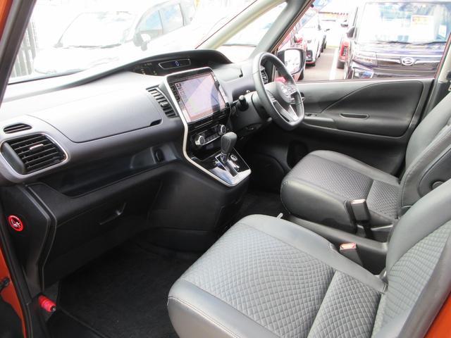 セレナ XV 純正10インチナビ フルセグTV 全周囲カメラ 後席フリップダウンモニター 両側パワースライドドア クルーズコントロール ドライブレコーダー ETC シートヒーター ステアリングヒーター 防水シート(56枚目)