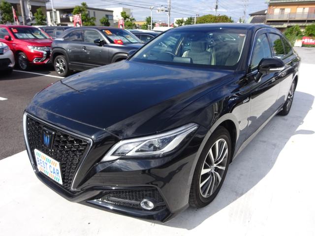 クラウンハイブリッド S Cパッケージ トヨタセーフティセンス 純正8インチナビ フルセグTV バックカメラ ドライブレコーダー ETC2.0 Bluetooth DISC USBアダプティブクルーズコントロール ブラインドスポットモニター(8枚目)