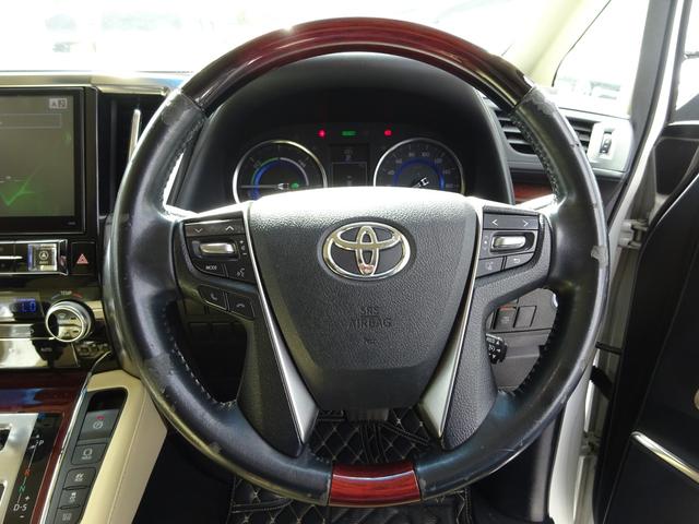 ヴェルファイアハイブリッド V アルバインナビ フルセグTV 後席フリップダウンモニター 両側パワースライドドア バックカメラ ドライブレコーダー ETC Bluetooth DISC USB クルーズコントロール ダブルエアコン(20枚目)