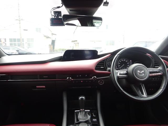 MAZDA3ファストバック Xバーガンディ セレクション レザーシート BOSEスピーカー 純正8.8インチナビ フルセグTV アラウンドビューモニター ドライブレコーダー ETC Bluetooth USB アダプティブクルーズコントロール(30枚目)