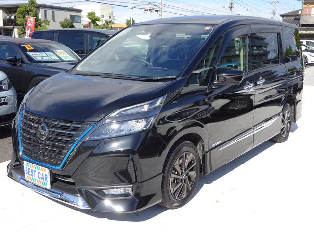 セレナ ｅ－パワー　ハイウェイスターＶ　アーバンクロム　プロパイロット　エアロ　アルパイン１１インチナビ　フルセグＴＶ　後席フリップダウンモニター　両側パワースライドドア　アラウンドビューモニター　ドライブレコーダー　ＥＴＣ　Ｂｌｕｅｔｏｏｔｈ（6枚目）