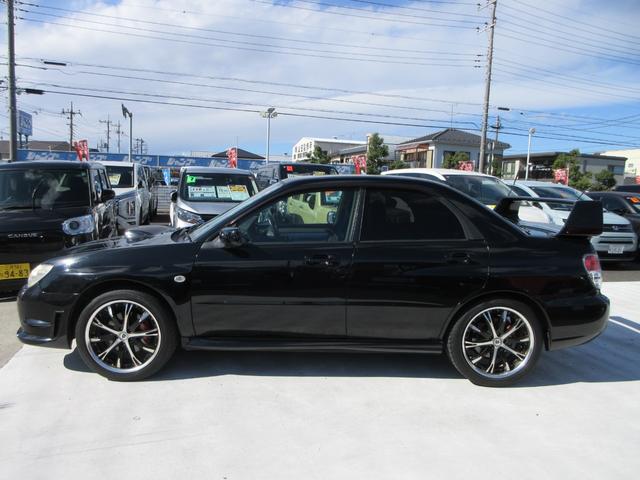 インプレッサ WRX 4WD 5速MT リアスポイラー 社外マフラー ターボタイマー カロッツェリアCDオーディオ ETC HIDヘッドランプ 社外18インチAW キーレスエントリー(14枚目)