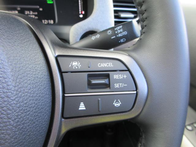 フリード ｅ：ＨＥＶエアー　ＥＸ　純正９型ナビ　フルセグＴＶ　バックカメラ　両側パワースライドドア　アダプティブクルーズコントロール　ＥＴＣ　ブラインドスポットモニター　ハーフレザーシート　シートヒーター　ＬＥＤヘッド　スマートキー（24枚目）