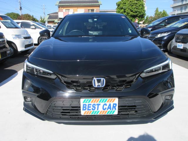 シビック e:HEV ホンダセンシング 純正9インチナビ フルセグTV バックカメラ BOSEサウンド アダプティブクルーズコントロール パドルシフト ハーフレザーシート シートヒーター パワーシート LEDヘッドライト(5枚目)