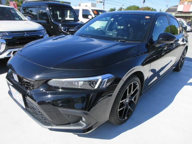 シビック e:HEV ホンダセンシング 純正9インチナビ フルセグTV バックカメラ BOSEサウンド アダプティブクルーズコントロール パドルシフト ハーフレザーシート シートヒーター パワーシート LEDヘッドライト(7枚目)