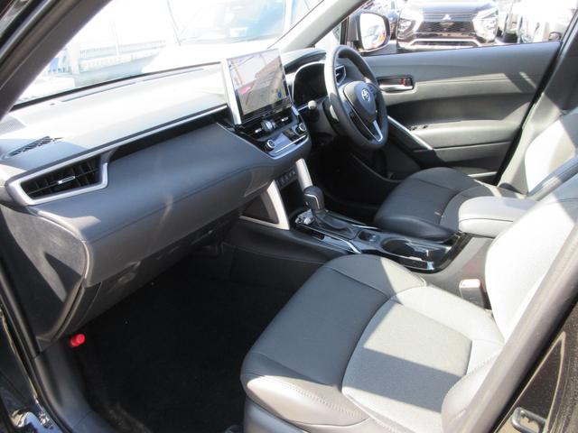 カローラクロス ハイブリッド Z ガラスルーフ 純正10.5インチナビ フルセグTV 全周囲カメラ パワーバックドア レーダークルーズコントロール ETC ハーフレザーシート シートヒーター パワーシート 18インチAW スマートキー(53枚目)