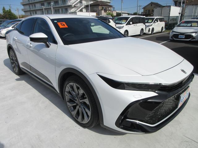 クラウンクロスオーバー Gレザーパッケージ 4WD 本革シート 純正12.3インチナビ フルセグTV 全周囲カメラ レーダークルーズコントロール ETC シートヒーター パワーシート ステアリングヒーター 純正21インチAW LEDヘッドライト(6枚目)