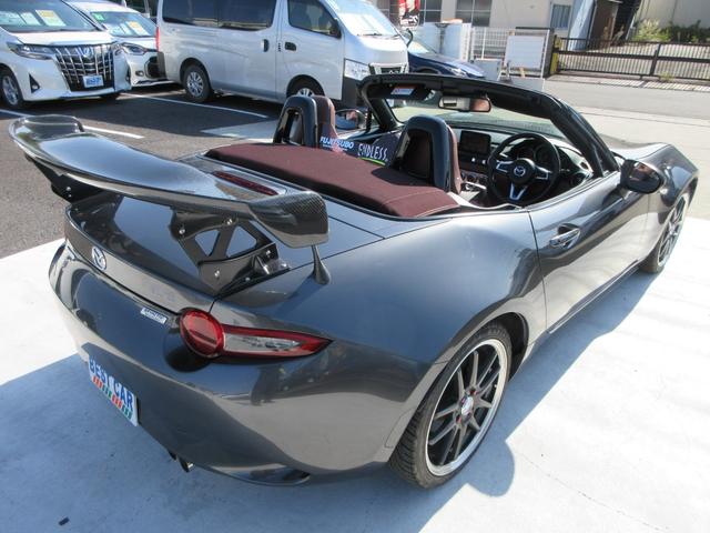 ロードスター レッド・トップ 6速MT 本革シート 純正エアロ 純正ナビ フルセグTV バックカメラ BOSEサウンド ETC シートヒーター 社外17インチAW 車高調 トラクションコントロール スマートキー Bluetooth(24枚目)