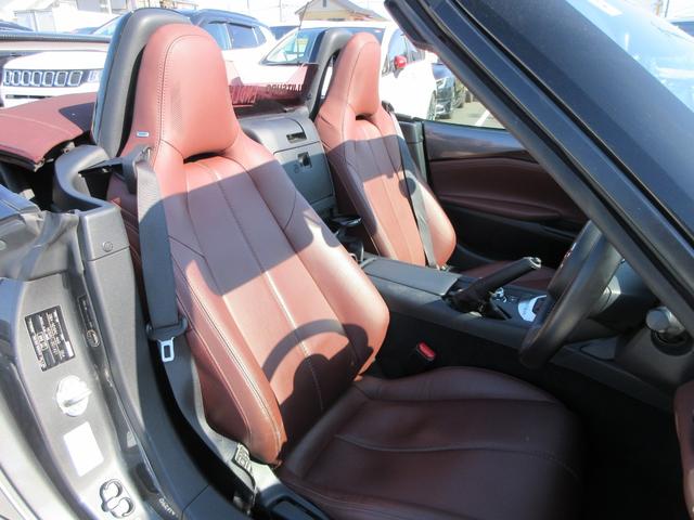 ロードスター レッド・トップ 6速MT 本革シート 純正エアロ 純正ナビ フルセグTV バックカメラ BOSEサウンド ETC シートヒーター 社外17インチAW 車高調 トラクションコントロール スマートキー Bluetooth(49枚目)