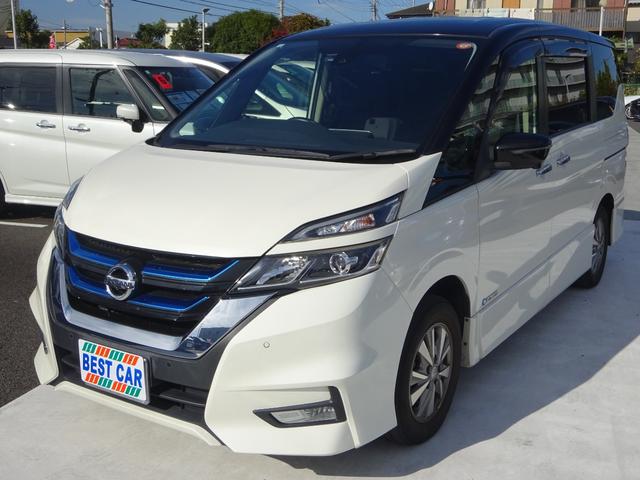 セレナ ｅ－パワー　ハイウェイスターＶ　プロパイロット　純正９インチナビ　フルセグＴＶ　後席フリップダウンモニター　両側パワースライドドア　アラウンドビューモニター　ドライブレコーダー　ＥＴＣ　レーンキープアシスト　ハンドルヒーター（6枚目）