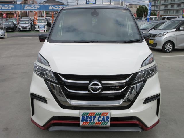 セレナ ニスモ　プロパイロット　純正１０．５インチナビ　フルセグＴＶ　後席フリップダウンモニター　全周囲カメラ　両側パワースライドドア　ドラレコ　ＥＴＣ　ＬＥＤヘッドライト　純正１７インチＡＷ　インテリジェントキー（5枚目）