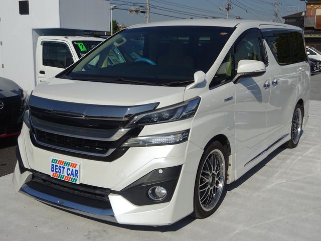 ヴェルファイアハイブリッド X モデリスタエアロ 純正ナビ フルセグTV 後席フリップダウンモニター 両側パワースライドドア バックカメラ ETC Bluetooth DISC USB クルーズコントロール ダブルエアコン(6枚目)