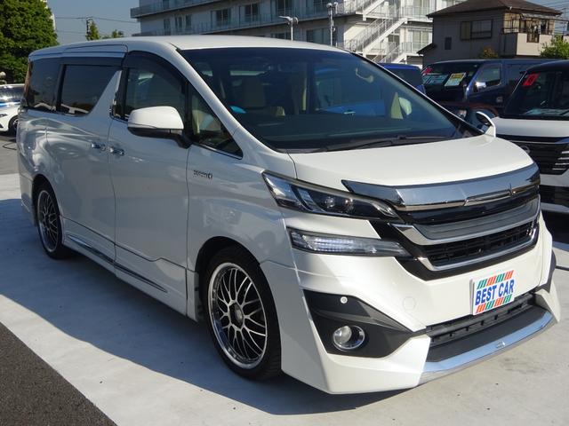 ヴェルファイアハイブリッド X モデリスタエアロ 純正ナビ フルセグTV 後席フリップダウンモニター 両側パワースライドドア バックカメラ ETC Bluetooth DISC USB クルーズコントロール ダブルエアコン(7枚目)