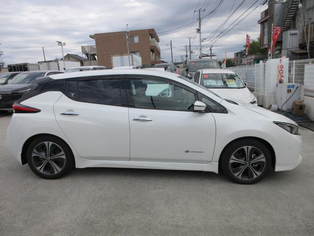 リーフ Ｇ　プロパイロット　純正ナビフルセグＴＶ　全周囲カメラ　ドライブレコーダー　ＥＴＣ　シートヒーター　ステアリングヒーター　エマージェンシーブレーキ　ＬＥＤヘッドライト　インテリキー　急速充電　充電ケーブル（13枚目）