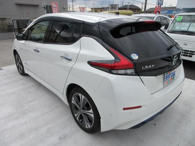 リーフ Ｇ　プロパイロット　純正ナビフルセグＴＶ　全周囲カメラ　ドライブレコーダー　ＥＴＣ　シートヒーター　ステアリングヒーター　エマージェンシーブレーキ　ＬＥＤヘッドライト　インテリキー　急速充電　充電ケーブル（16枚目）