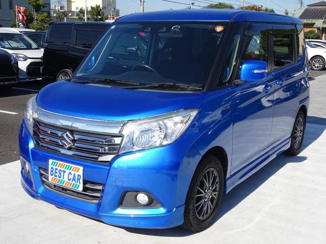 ソリオ ハイブリッドＳＺ　純正８インチナビ　フルセグＴＶ　両側パワースライドドア　バックカメラ　ＥＴＣ　Ｂｌｕｅｔｏｏｔｈ　ＤＩＳＣ　ＵＳＢ　アダプティブクルーズコントロール　レーンキープアシスト　パドルシフト　シートヒーター（6枚目）