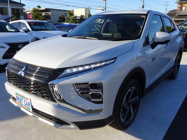 エクリプスクロスPHEV G 4WDマイパイロット 純正8インチナビ フルセグTV パワーバックドア アラウンドビューモニター Bluetooth USB レーンキープアシスト オートライト オートハイビーム シートヒーター(6枚目)