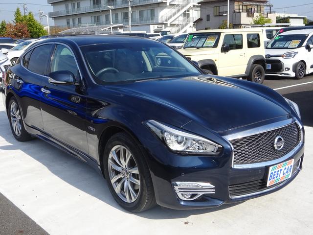 フーガハイブリッド ベースグレード レザーシート 純正ナビ フルセグTV アラウンドビューモニター ドライブレコーダー ETC Bluetooth DISC USB アダプティブクルーズコントロール レーンキープアシスト(7枚目)