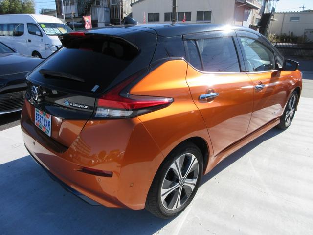 リーフ e+ G プロパイロット 純正9インチナビ フルセグTV 全周囲カメラ BOSEサウンド ドラレコ ETC ハーフレザーシート シートヒーター ステアリングヒーター LEDヘッドライト 急速充電 充電ケーブル(17枚目)